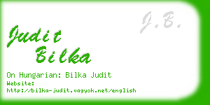 judit bilka business card